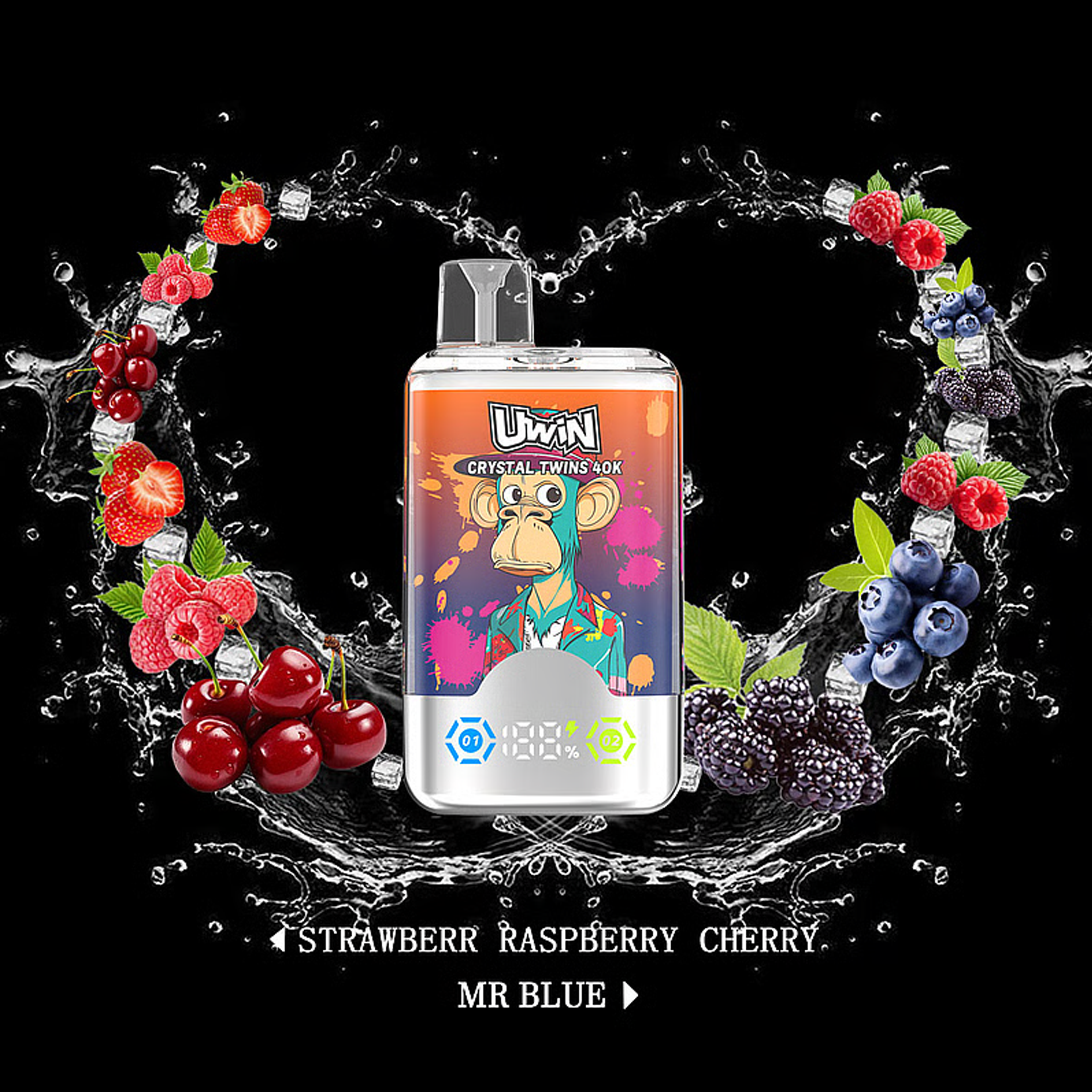 Uwin Twins crystal 40K